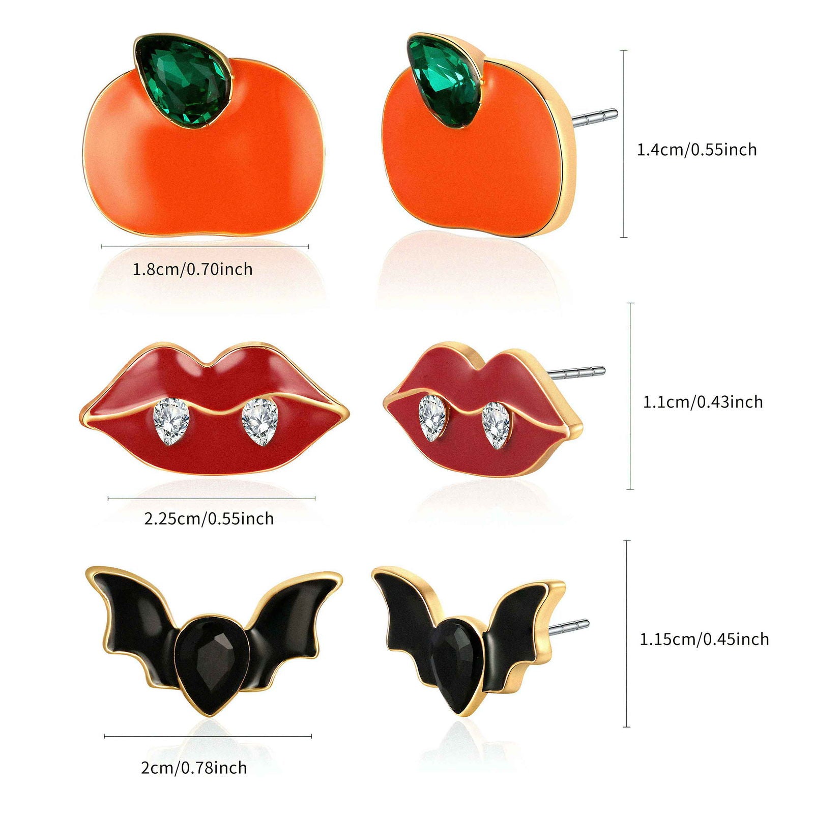 ROSEANNE JEWELRY Earstud HALLOWEEN