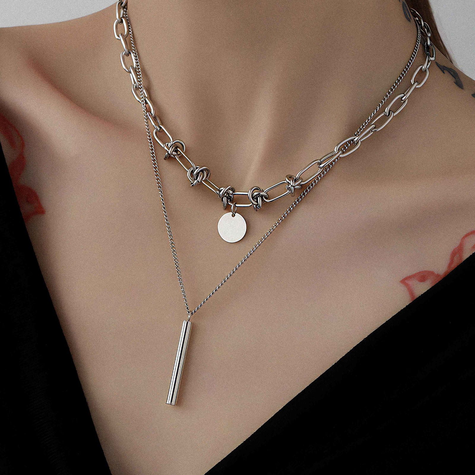 ROSEANNE JEWELRY Layered Pendant SOPHIE